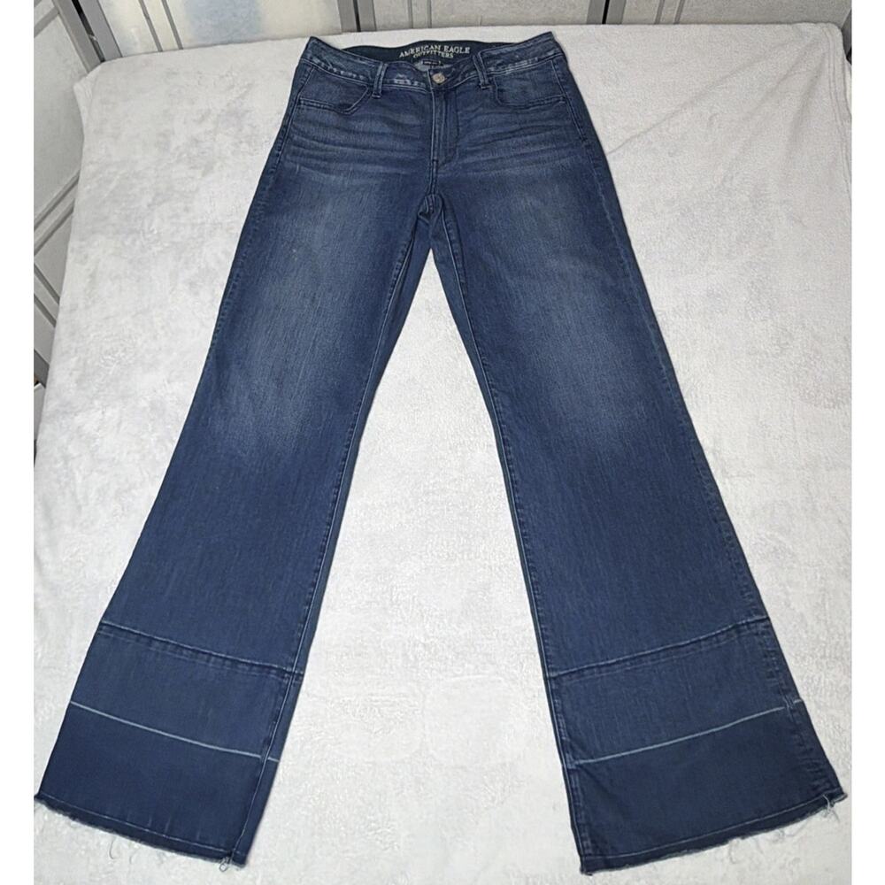 American Eagle Y2K Boho A-Line Tall Flare Jeans - Size 12 X-Long See Last Photo
